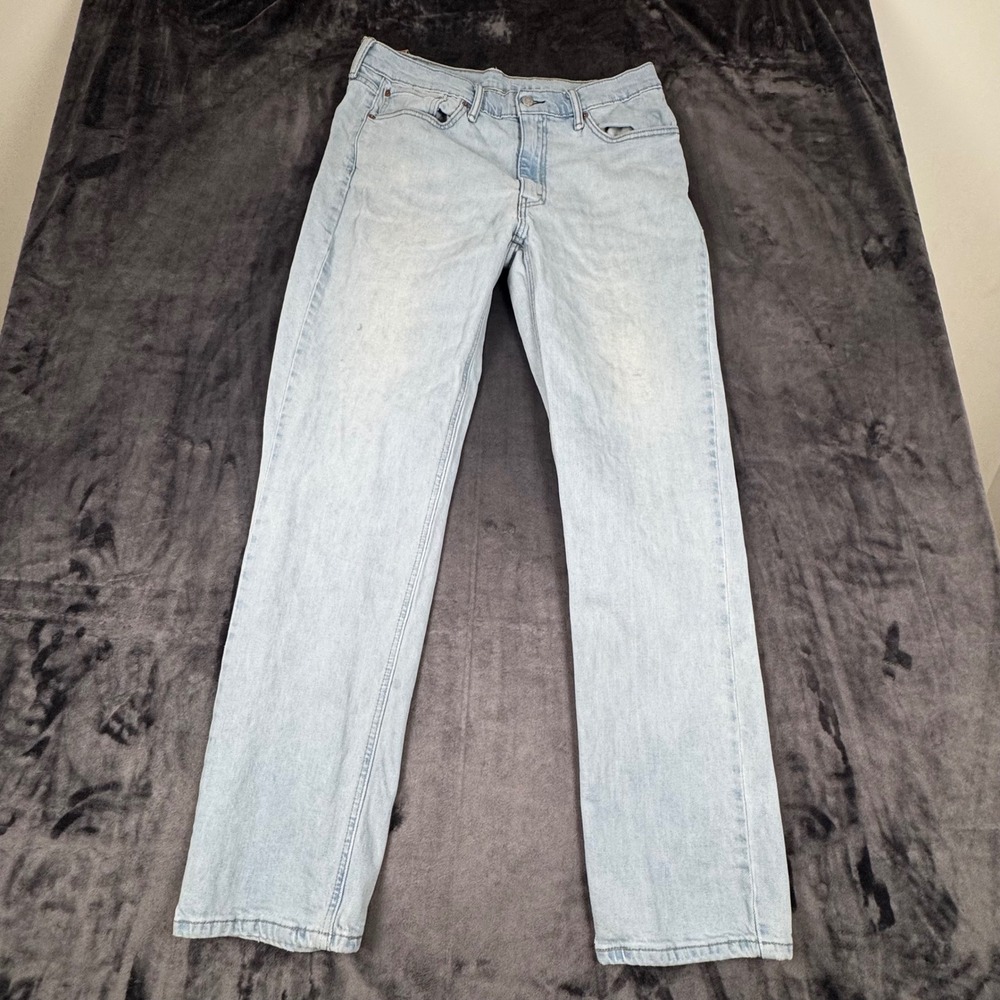 Levi's 541 Athletic Taper Jeans Mens 36x34 Light Wash Blue Denim 18181-0258
